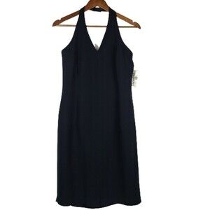 Worthington Womens Halter Neck Black Dress Size 6